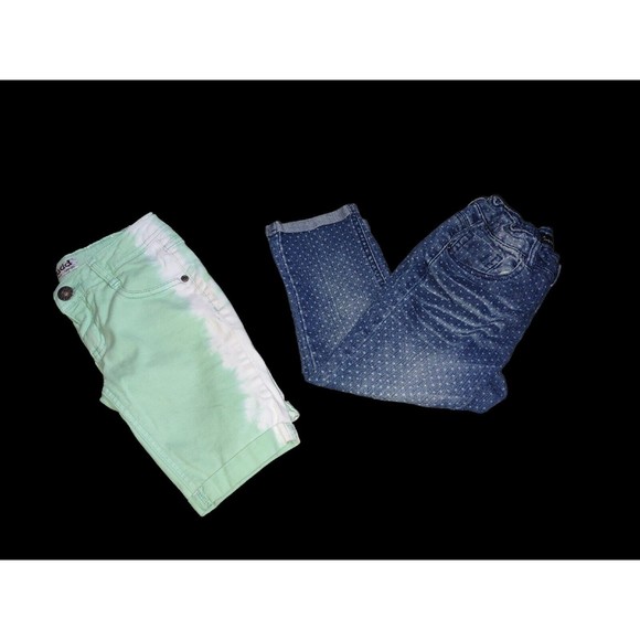 2 Piece Bundle Capris/ Peddle Pushers Girls Size 10/ MUDD - Picture 1 of 13